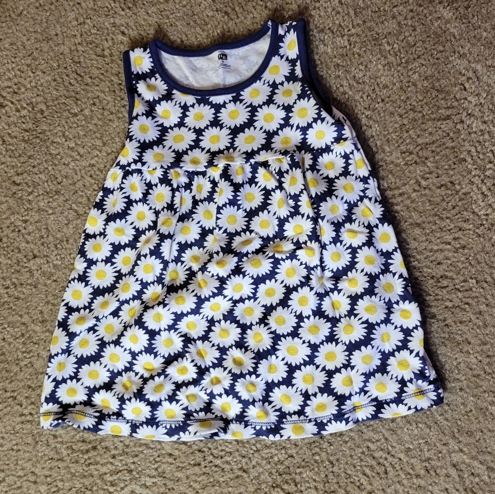 Hudson Baby Daisies Summer Sleeveless Cotton Dress
